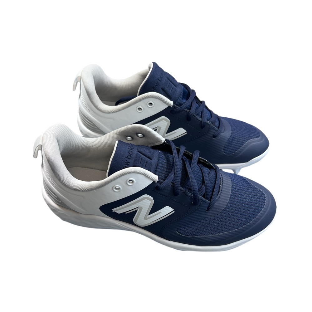 New Balance Fresh Foam Baseball/Softball Cleats Navy White NWOT W 9 / M 7.5 - Picture 3 of 10